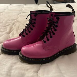 Pink patent leather Doc Martens Size 8